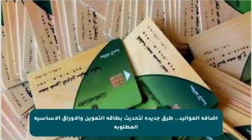 إضافة المواليد.. طرق جديدة لتحديث بطاقة التموين والأوراق الأساسية المطلوبة